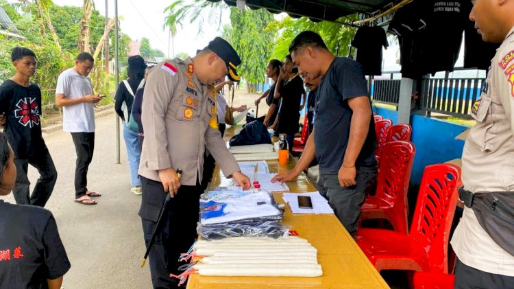Kapolres Flores Timur Pantau Langsung dan Pengamanan di Kapela Tuhan Meninu