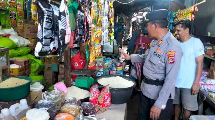 Patroli dan Sambang Personel Pos Pam Pasar Inpres Jadi Prioritas