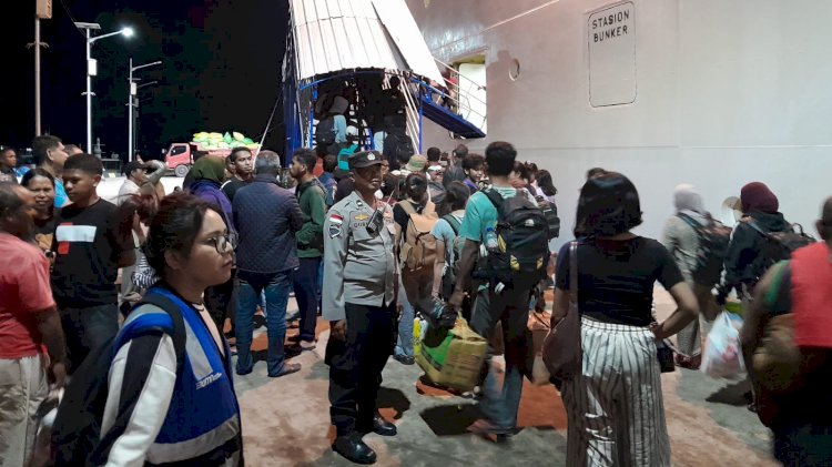 Ops Semana Santa 2026, Polres Flotim Perketat Pengamanan Pelabuhan