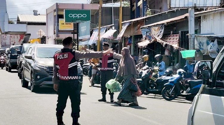 Hadir di Titik Rawan, Sat Samapta Pastikan Aktivitas Kota Aman dan Lancar