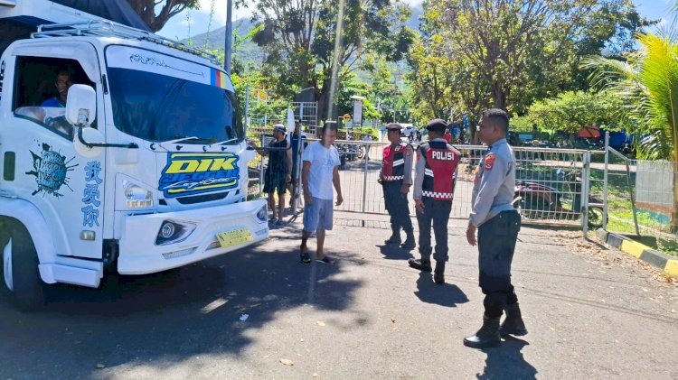 Sat Samapta Polres Flotim Tingkatkan Pengawasan Kawasan Publik melalui Patroli Kota