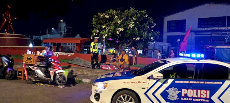 Menyala di Malam Hari, Patroli Lampu Biru Satlantas Flotim Beri Rasa Aman