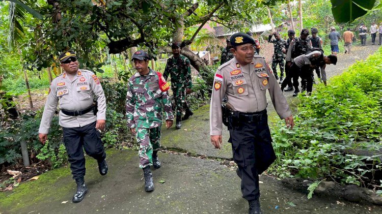 Respon Cepat Polres Flores Timur, Personel TNI-Polri Dikerahkan Jaga Keamanan Adonara Timur