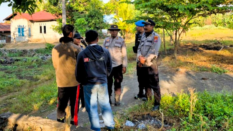 Humanis dan Persuasif, Personel Pos Pam Bele Ajak Warga Jaga Kedamaian