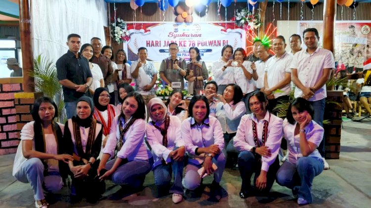Lewat Syukuran Sederhana, Polwan Flotim Maknai 78 Tahun Pengabdian