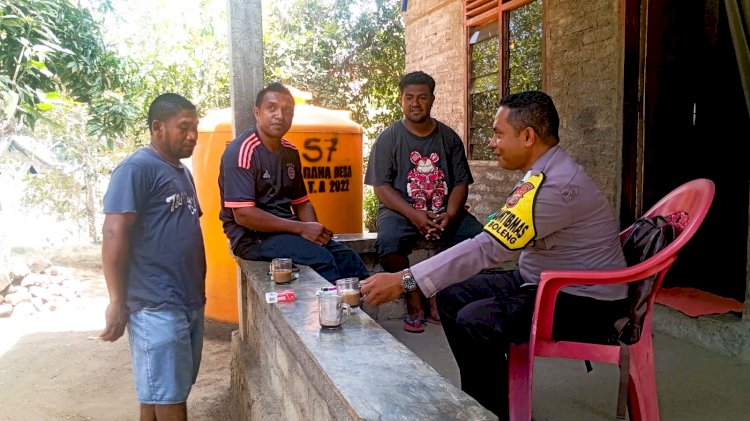 Jelang ETMC Flores Timur 2026, Bhabinkamtibmas Ajak Pemuda Jadi Penjaga Suasana Damai