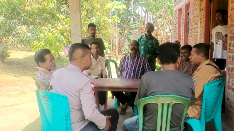 Menyapa dengan Hati, Bhabinkamtibmas Perkuat Kedekatan dengan Warga Bukit Seburi II