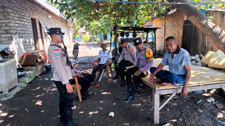 Patroli Sambang di Adonara Timur, Polri Perkuat Pesan Persaudaraan