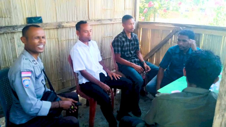Bhabinkamtibmas dan Kepala Desa Pandai Ajak Warga Jaga Kamtibmas