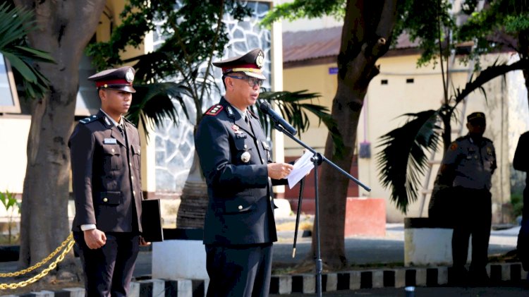 Polres Flores Timur Gelar Upacara Peringatan Hari Sumpah Pemuda ke-98