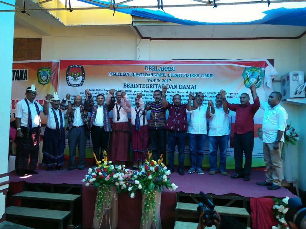 DEKLARASI KAMPANYE DAMAI PEMILIHAN BUPATI DAN WAKIL BUPATI KAB. FLOTIM TAHUN 2017
