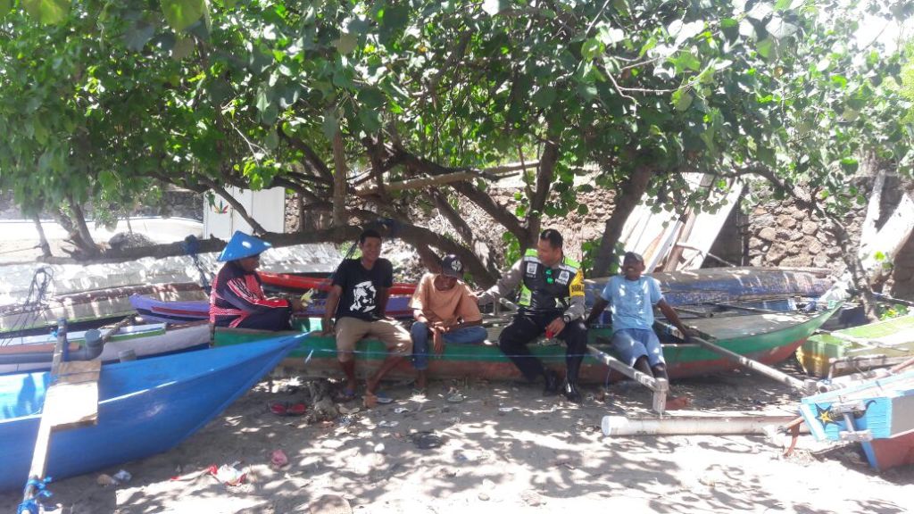 Giat Sambang Bhabinkamtibmas Kel. Balela Kec. Larantuka Kab. Flotim.