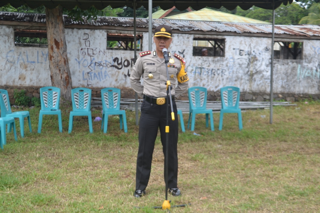 Kapolres Flores Timur Pimpin Langsung pengamanan kampanye Terbuka.