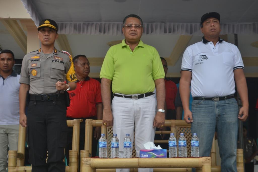 Turnamen Bola Voli Kapolres Cup 2017 Digelar di Polres Flores Timur.