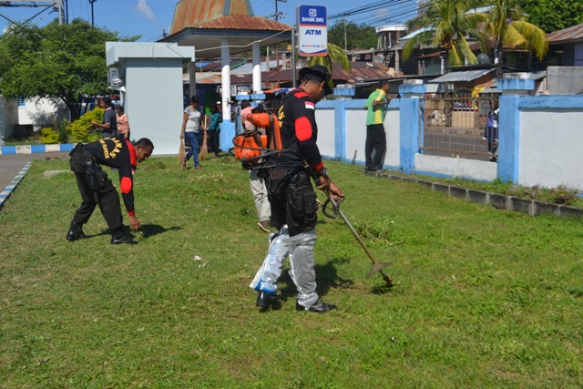 Menyongsong Perayaan Semana Santa Sat Sabhara Polres Flotim Melaksananan Baksos Di PPI