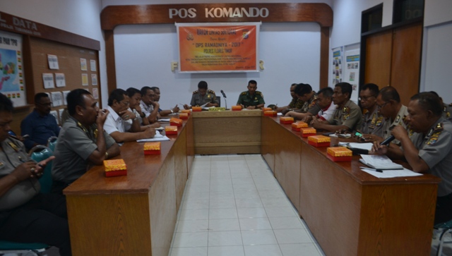 Rakor Lintas Sektor Dalam Rangka Ops Ramadniya Tahun 2017.
