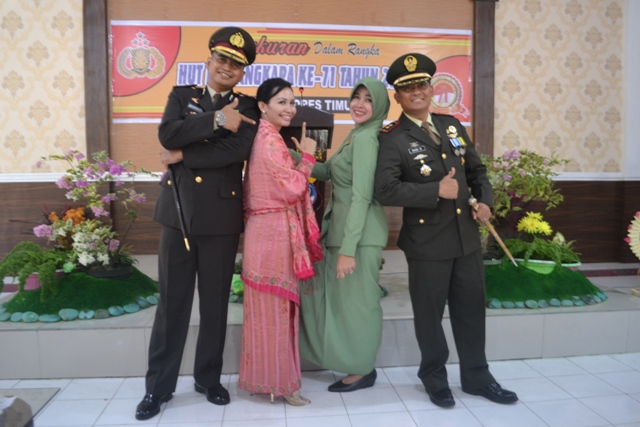 Polres Flores Timur Gelar Upacara dan Syukuran Dalam rangka memperingati Hari Bhayangkara ke 71 tahun 2017