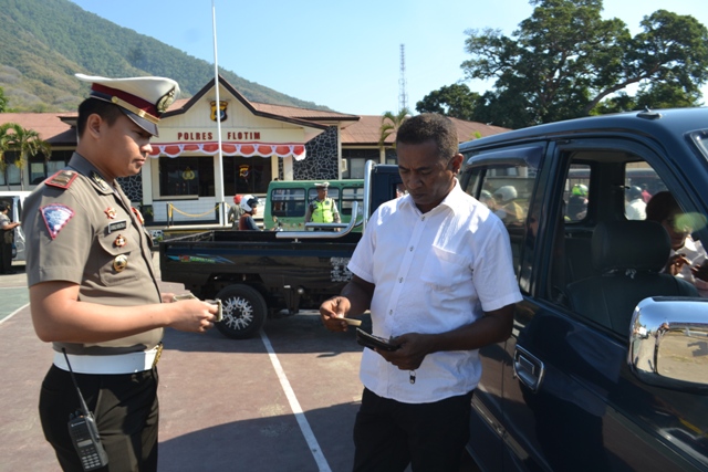 Jelang Idhul Adha 1438 H Tahun 2017 Polres Flotim Gelar Operasi Cipkon dan K2YD