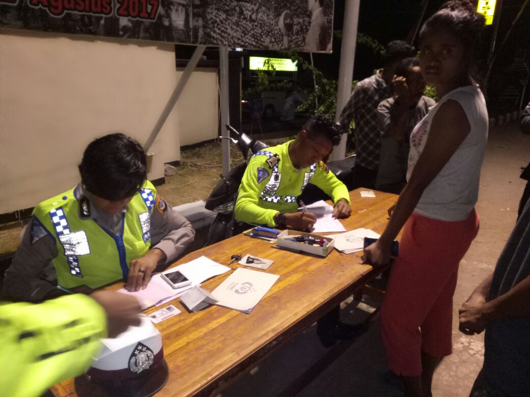 Polres Flotim Terus Tingkatkan K2YD Razia Ranmor Cegah Kriminalitas dan Gangguan Kamtibmas