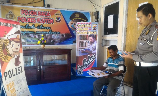 Pojok Baca untuk Masyarakat Flotim Ditengah Pelayanan Publik