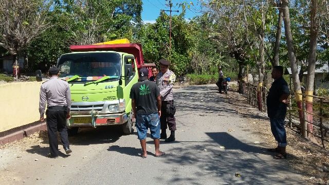 Operasi Gabungan Polsek Solor Bersama Koramil 1624 Solor Dalam Rangka Cipta Kondisi dengan Giat K2YD