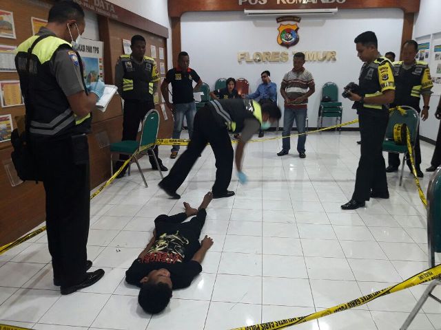 Polres Flotim Laksanakan Pelatihan Imersif Bagi Anggota Bhabinkamtibmas