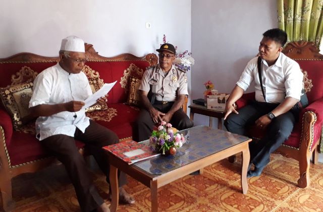 Tim Ops Bina Waspada Polres Flotim Sambang Tokoh Agama