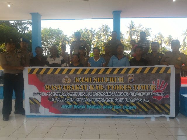 KBO Sat Binmas Polres Flotim Beri Penyuluhan ke Masyarakat, Cegah Paham Radikalisme dan Anti Pancasila