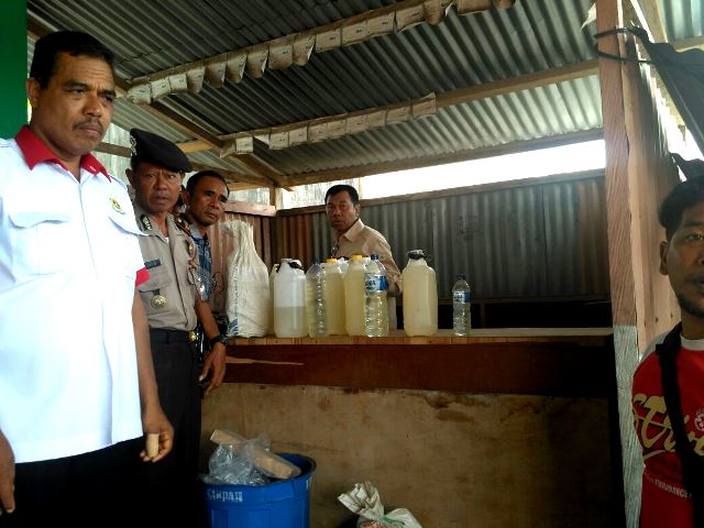 Ops Pekat Turangga 2017, Polres Flotim Gencarkan Razia Penjual Miras