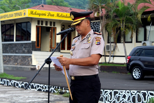 HUT Satpam ke 37, Kapolres Flotim ingin Agar Para Satpam Lebih Bertanggung Jawab dan Tetap Semangat Dalam Menjalankan Tugas