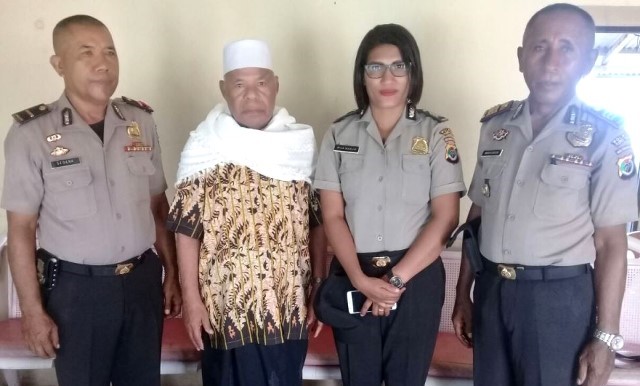 Pererat Silaturahmi, Kasat Binmas Sambang Ke Tokoh Ulama Giat Pos Kopi Manis