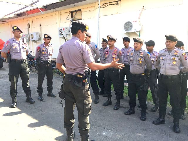 Songsong Pekan Suci Semana Santa 2018, Tim Pana Elang Sat Sabhara Polres Flotim Intensifkan Giat Patroli