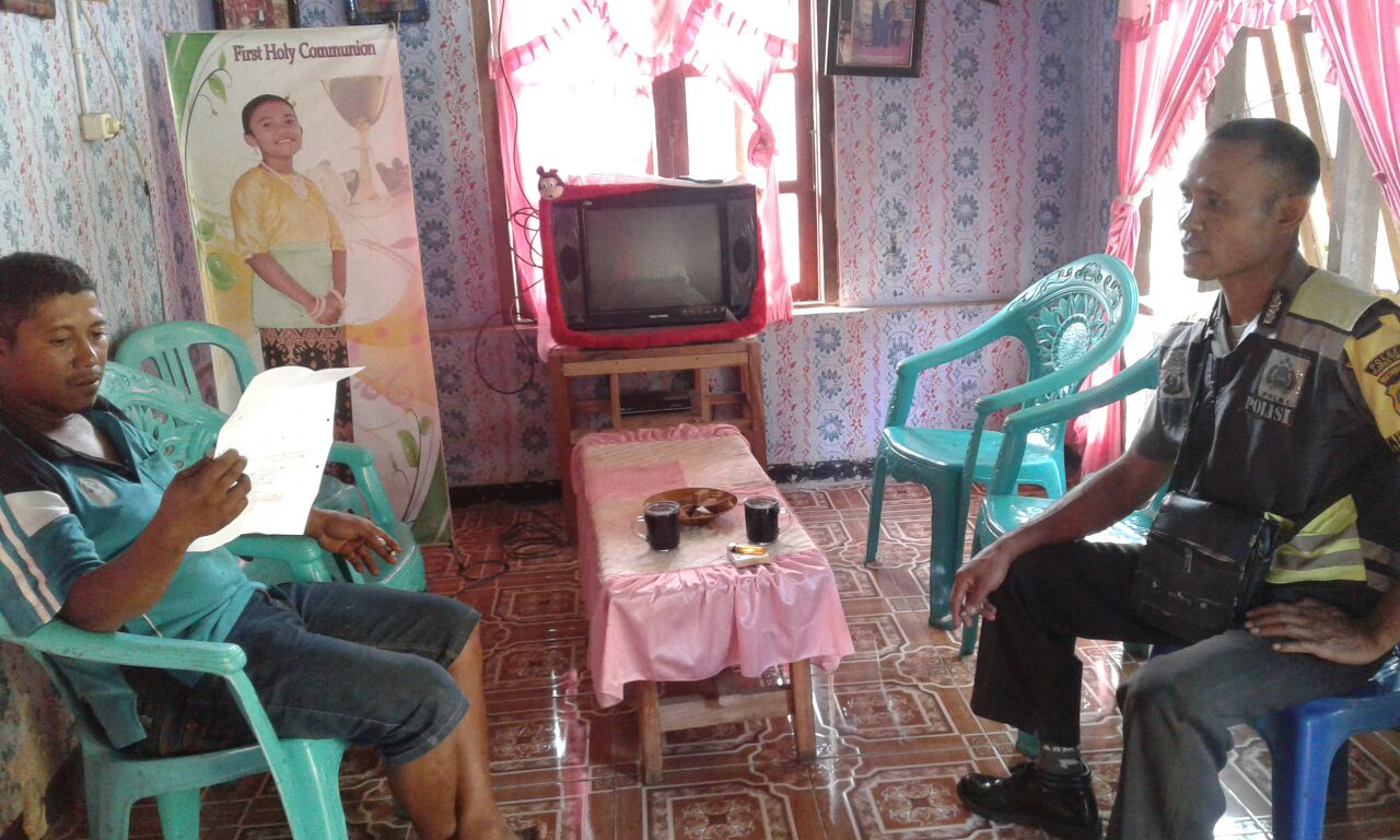 PESAN KAMTIBMAS BHABINKAMTIBMAS POLSEK ADOBAR BRIPKA YULIUS Y. S. TURU JELANG PILKADA NTT TAHUN 2018