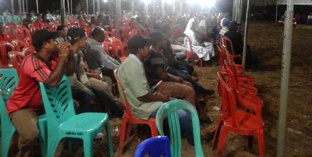 Kampanye Pilgub NTT Tahun 2018, Kasat Intelkam Polres Flotim Pimpin Pengamanan Giat Kampanye Dialogis dari Paket Marhaen