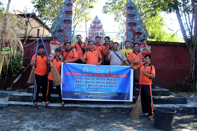 Kegiatan Memakmurkan Tempat Ibadah Dalam Rangka Hari Bhayangkara ke – 72 Tahun 2018