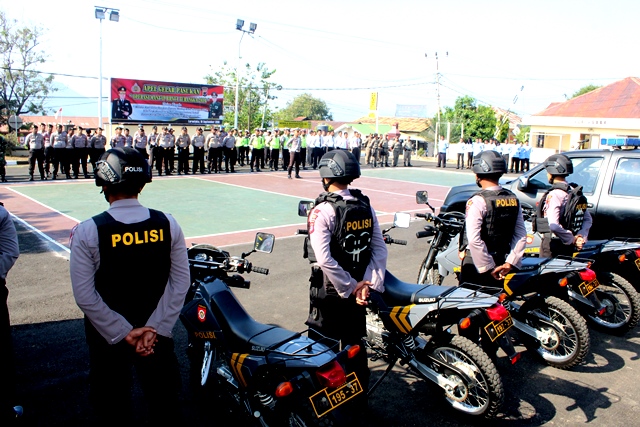 Apel Gelar Pasukan Operasi Mantap Brata Turangga 2018