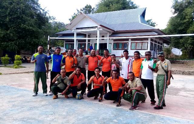 Sinergitas Polsek dan Koramil Solor Dalam Menjaga Kamtibmas