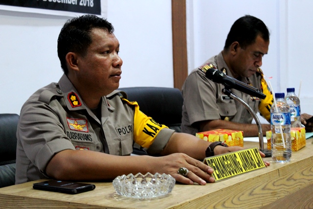 Kapolres Flotim Pimpin Lat Pra Ops Lilin Turangga 2018