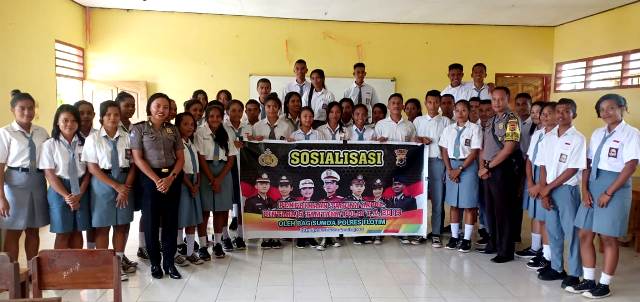 Anggota Sat Binmas Polres Flotim Berkunjung ke Smk Lamaholot Larantuka