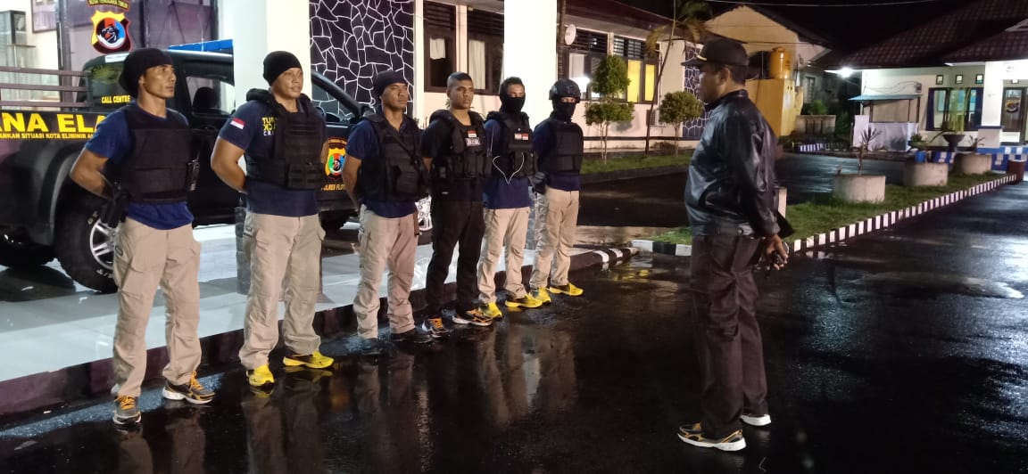 Jelang Pemilu, Tim PANA ELANG  Polres Flotim Intensitaskan Sambangi KPU dan Gudang Logistik KPU