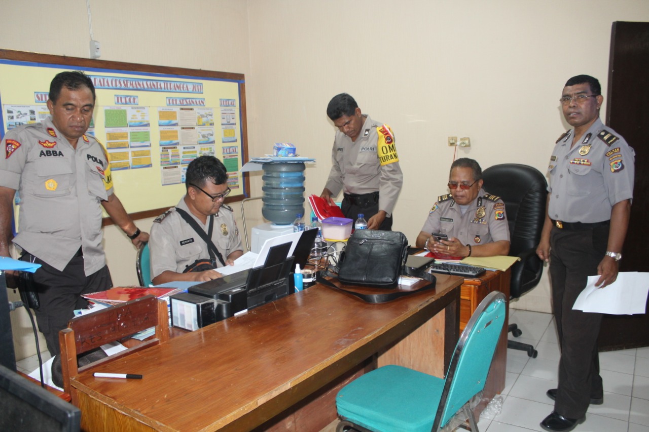 Pasca Ops Semana Santa 2019, Tim Was Ops Semana Santa Turangga 2019 Itwasda Polda NTT Melaksanakan Supervisi ke Polres Flotim