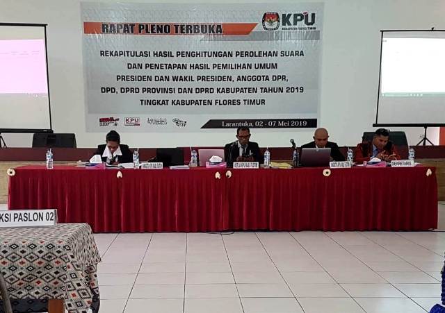 PEMILU 2019 FLORES TIMUR YANG JUJUR, ADIL, TRANSPARAN DAN DEMOKRATIS