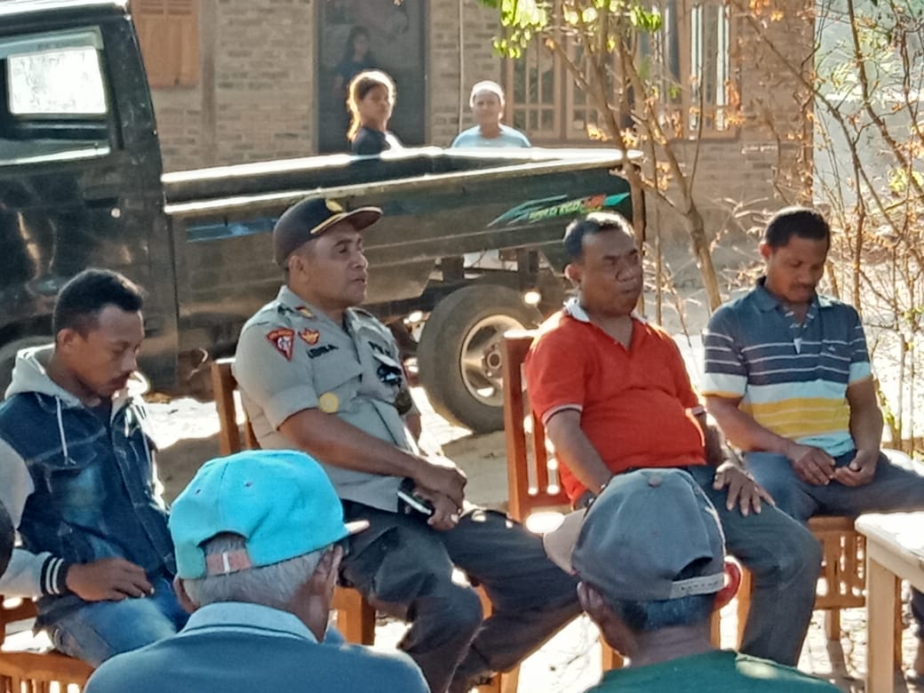 Polres Flores Timur Mediasi Sengketa Tapal Batas Dua Desa Di Tanjung Bunga