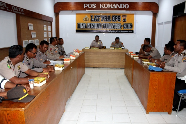 Polres Flotim Gelar Lat Pra Ops Bina Kusuma Turangga 2019