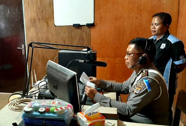 Opreasi Zebra Turangga 2019, Sat Lantas Polres Flotim Lakukan Himbuan Melalui RPD