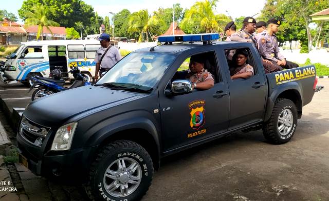 Cegah Terjadinya Aksi Kejahatan, Sat Sabhara Polres Flotim Rutin Adakan Patroli Diseputaran Kota