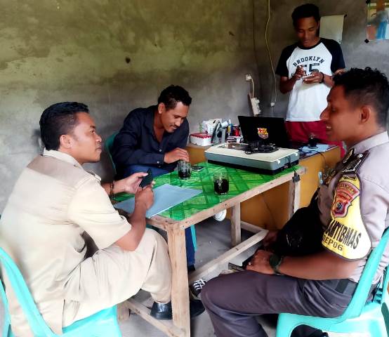 Pupuk Kemitraan, Bhabinkamtibmas Bripka Antonius Kabelen Laksanakan Sambang Desa Binaan